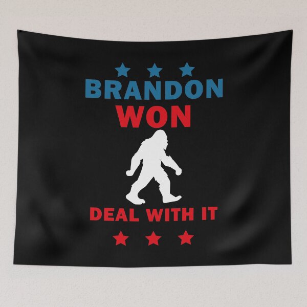 Item preview, Brandon Won Deal With It US Flag Lets go Brandon Bigfoot designed and sold by wtfbba.