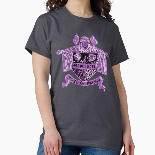 Davenport Family Crest in Purple Classic T-Shirt