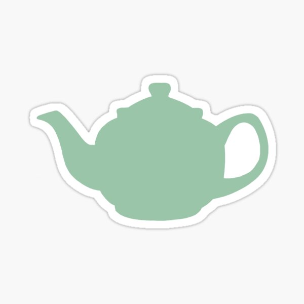 "the office teapot" Sticker by rileymarasco Redbubble