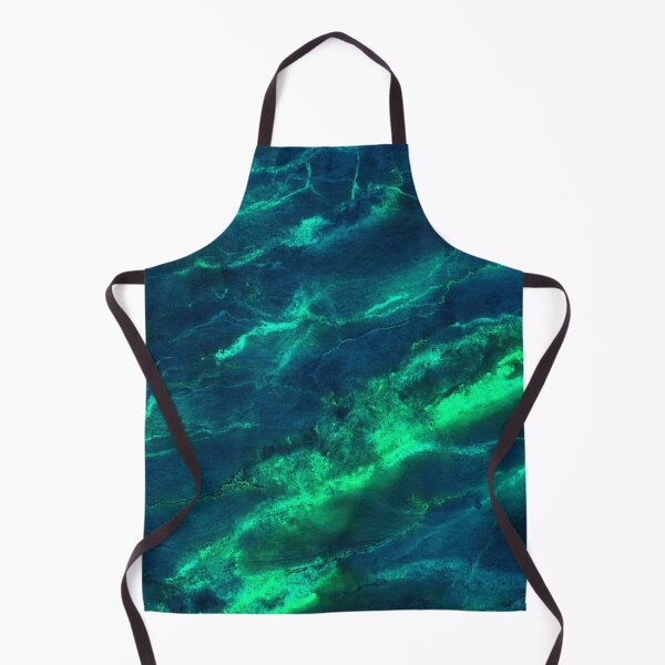 Item preview, Marble blue teal turquoise green abstract pattern designed and sold by cutecrazytshirt.