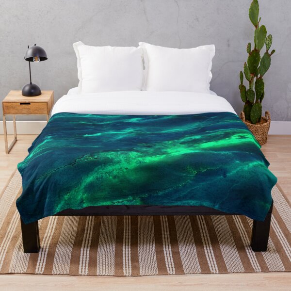 Item preview, Marble blue teal turquoise green abstract pattern designed and sold by cutecrazytshirt.