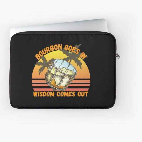 Item preview, Bourbon Goes In Wisdom Comes Out  Sunset Viintage T-Shirt designed and sold by LJ4EVER.