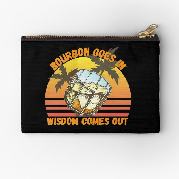 Item preview, Bourbon Goes In Wisdom Comes Out  Sunset Viintage T-Shirt designed and sold by LJ4EVER.