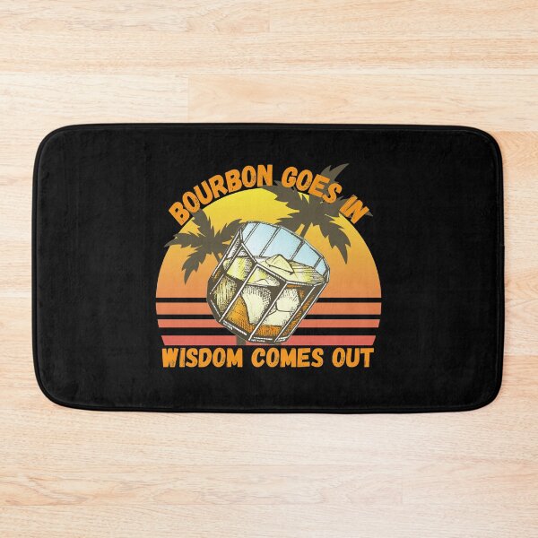 Item preview, Bourbon Goes In Wisdom Comes Out  Sunset Viintage T-Shirt designed and sold by LJ4EVER.