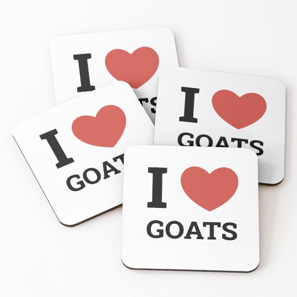 Item preview, Goat Lover Heart I Love Goats  designed and sold by The Junto Shop.