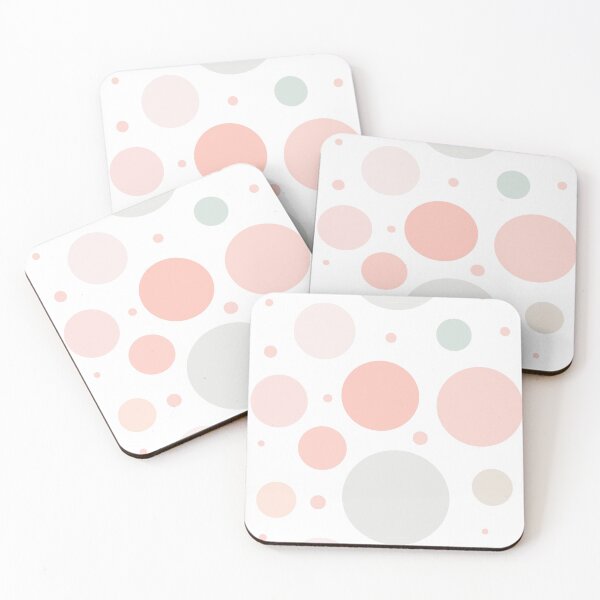 Item preview, Peachy lemon dotted pattern designed and sold by BlommaPie.