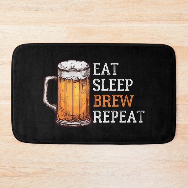 Item preview, Eat Sleep Brew Repeat, Eat Sleep Craft Beer Repeat, Funny Beer Lover Print designed and sold by Auntieck.