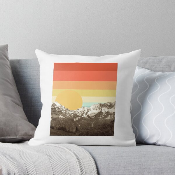 Artikelvorschau, Retro-Berg-Sonnenuntergang entworfen und verkauft von oeschi.