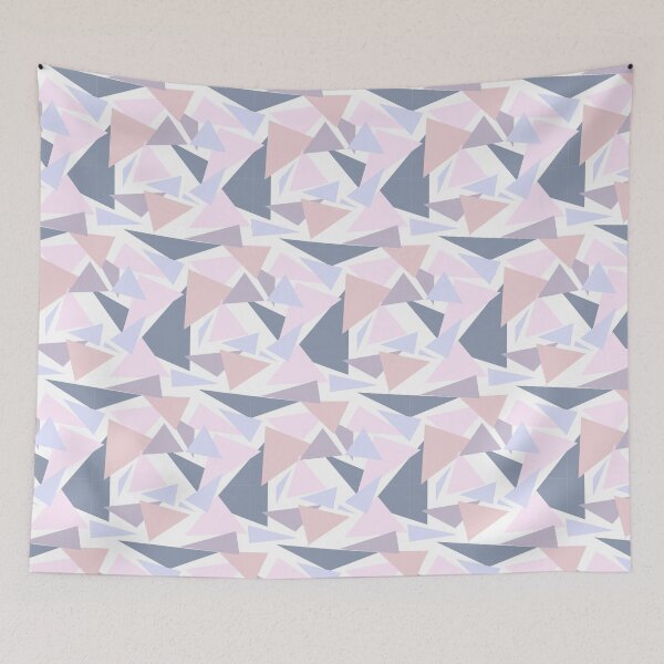 Item preview, A manatee lavender pale pink pattern  designed and sold by BlommaPie.