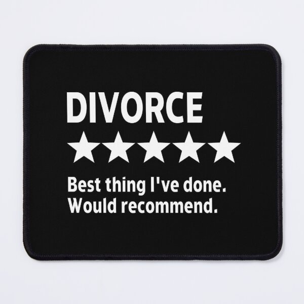 Item preview, Divorce Star Review, Funny Celebration Recommend , funny sarcastic offended divorce saying,  christmas  gift , meme for adults designed and sold by joygift369.