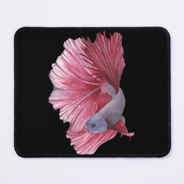 Item preview, Pink Betta Fish Watercolor Design designed and sold by ElomaArts.