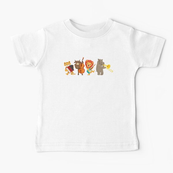 Item preview, Four funny animals playing in a band designed and sold by Cute Art Design.