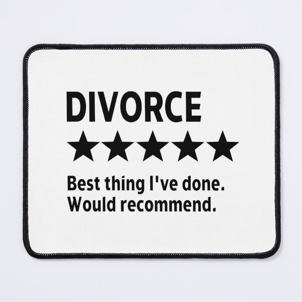 Item preview, Divorce Star Review, Funny Celebration Recommend , funny sarcastic offended divorce saying,  christmas  gift , meme for adults designed and sold by joygift369.