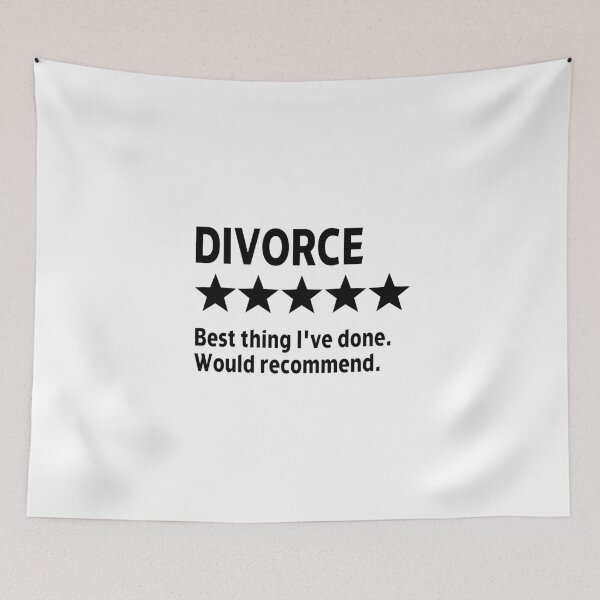 Item preview, Divorce Star Review, Funny Celebration Recommend , funny sarcastic offended divorce saying,  christmas  gift , meme for adults designed and sold by joygift369.