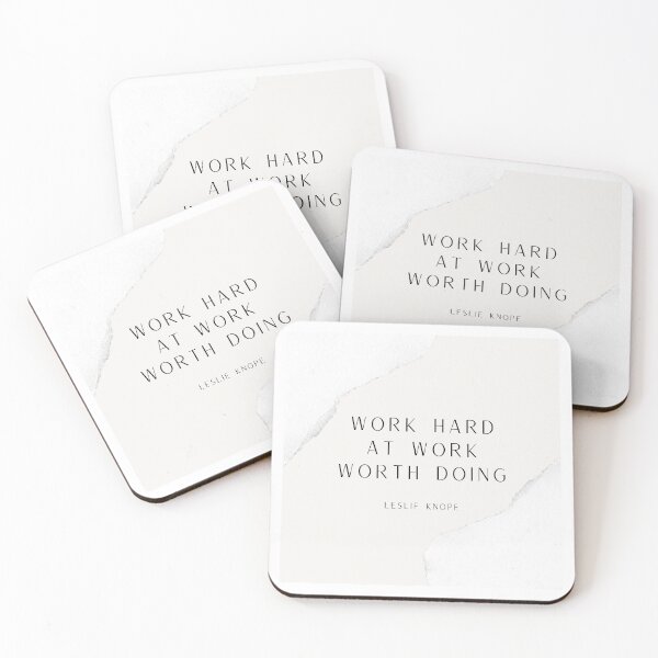 Item preview, Work Hard Leslie Knope designed and sold by aimeeyeghies.