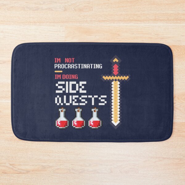Item preview, I'm Not Procrastinating I'm Doing Side Quests Gaming Potions and Swords designed and sold by nmcreationsshop.