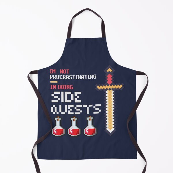 Item preview, I'm Not Procrastinating I'm Doing Side Quests Gaming Potions and Swords designed and sold by nmcreationsshop.
