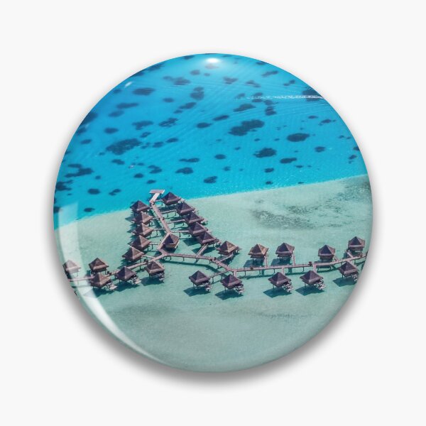 Item preview, Resort in the Bora Bora lagoon designed and sold by Lyl Dil Creations.