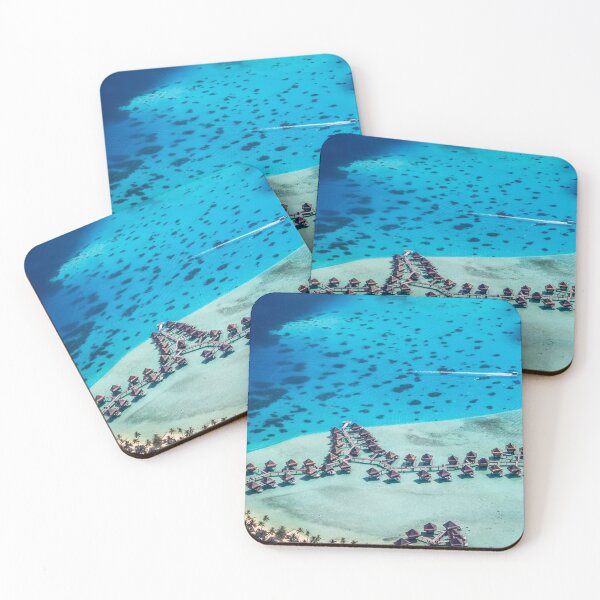 Item preview, Resort in the Bora Bora lagoon designed and sold by Lyl Dil Creations.