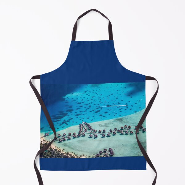 Item preview, Resort in the Bora Bora lagoon designed and sold by Lyl Dil Creations.