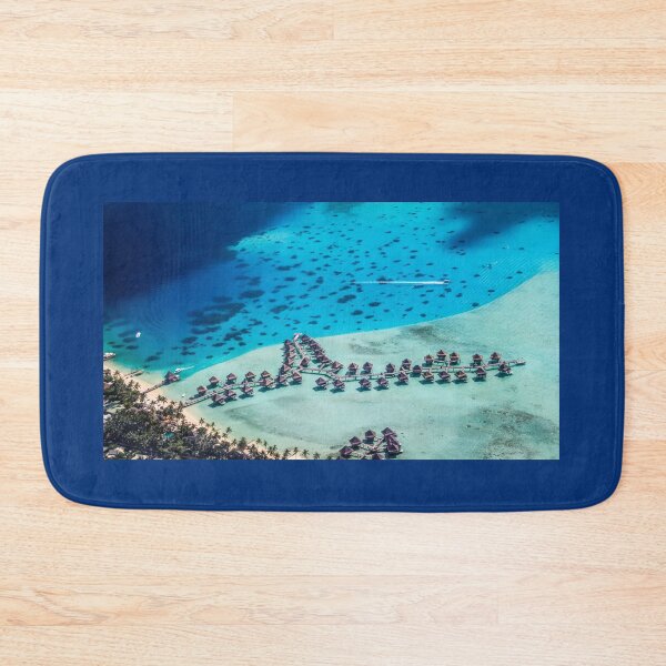 Item preview, Resort in the Bora Bora lagoon designed and sold by Lyl Dil Creations.