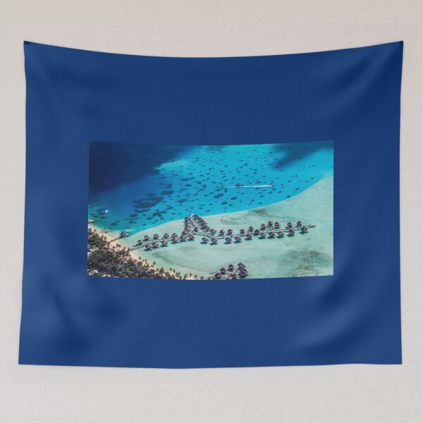 Item preview, Resort in the Bora Bora lagoon designed and sold by Lyl Dil Creations.