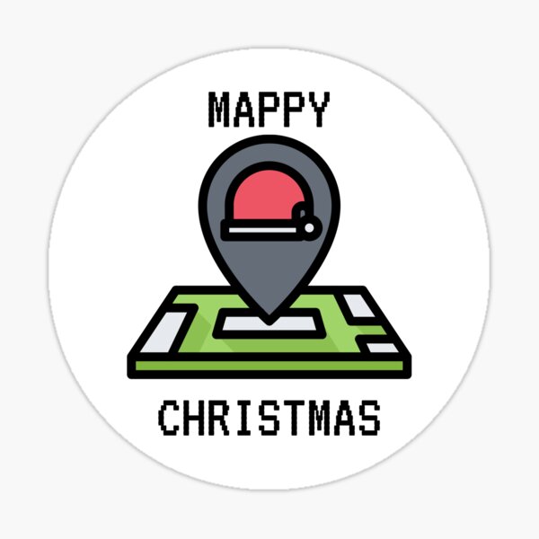 Item preview, Mappy Christmas designed and sold by lawlessdesign.