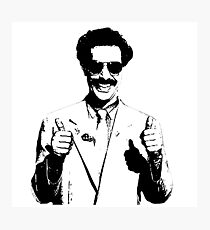 Borat Photographic Print