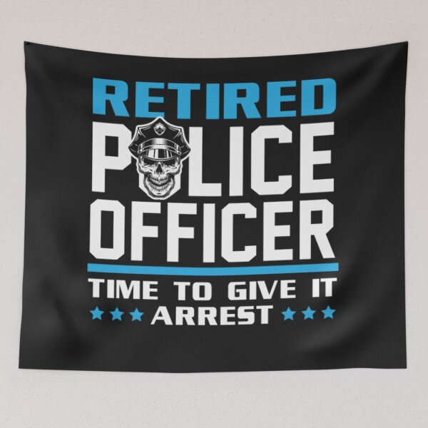 Item preview, Retired Police Officer time to give designed and sold by StarcyWol.