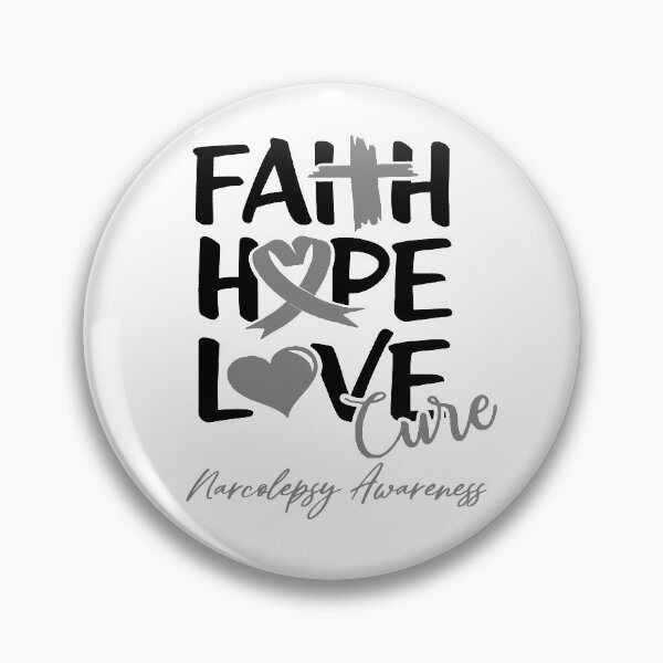 Item preview, Faith Hope Love Cure Narcolepsy Awareness designed and sold by Grooffos.