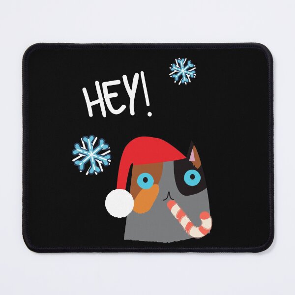 Item preview, cat seys hey, cat celebrates the new year with candy and red hat designed and sold by emotions23.