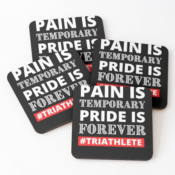 Item preview, Triathlete - Pain is temporary - Pride is FOREVER - Bike - Run designed and sold by shopbikeshirt.