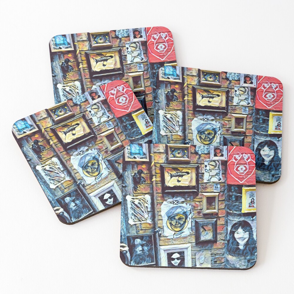 Item preview, Coasters (Set of 4) designed and sold by RandaRubyRed.