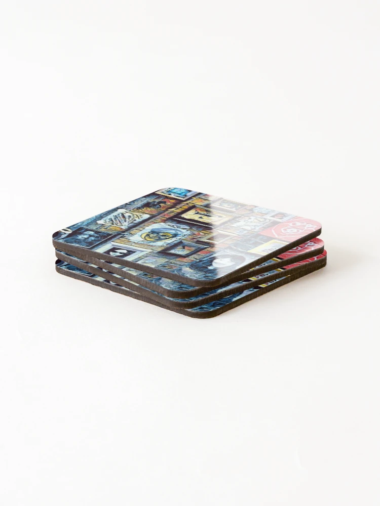 Thumbnail 4 of 5, Coasters (Set of 4), Gallery Outdoors designed and sold by RandaRubyRed.