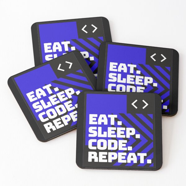 Item preview, Eat. Sleep. Code. Repeat. designed and sold by johnnyp1975.