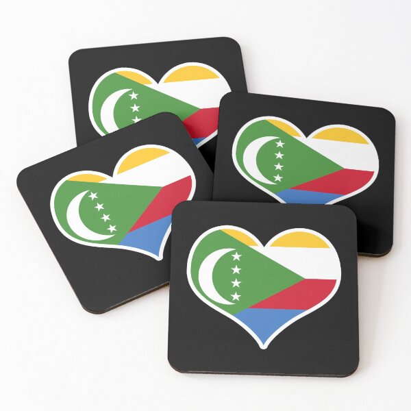 Item preview, Comoros Flag Heart designed and sold by PKHalford.
