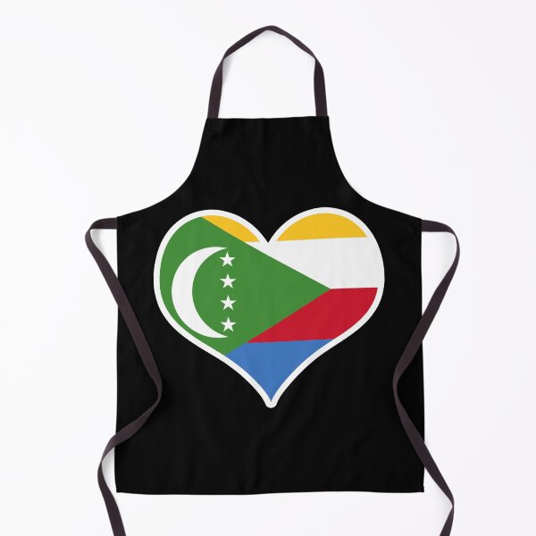Item preview, Comoros Flag Heart designed and sold by PKHalford.
