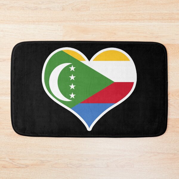 Item preview, Comoros Flag Heart designed and sold by PKHalford.