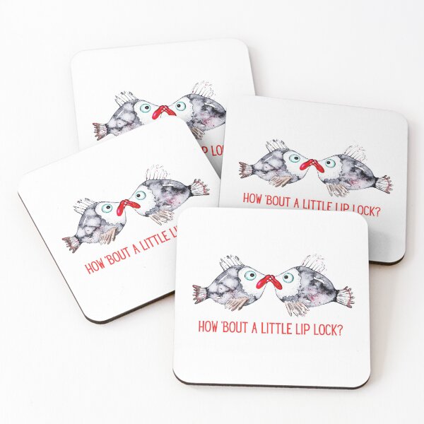 Item preview, Funny Fishes: How 'Bout A Little Lip Lock? designed and sold by artistoutfitter.
