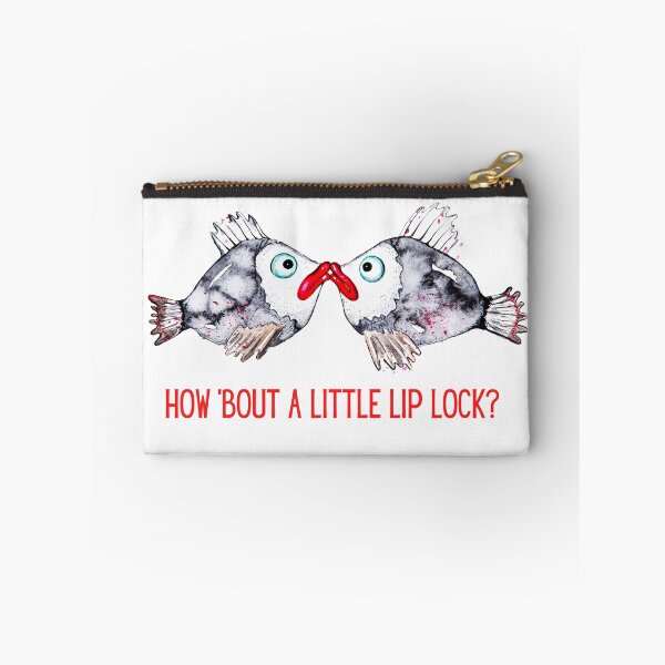 Item preview, Funny Fishes: How 'Bout A Little Lip Lock? designed and sold by artistoutfitter.