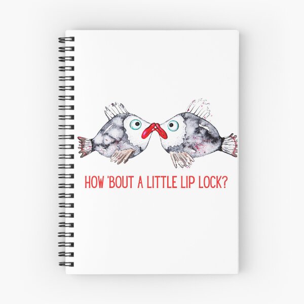 Item preview, Funny Fishes: How 'Bout A Little Lip Lock? designed and sold by artistoutfitter.