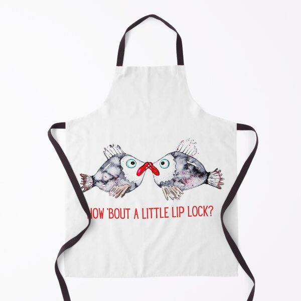 Item preview, Funny Fishes: How 'Bout A Little Lip Lock? designed and sold by artistoutfitter.