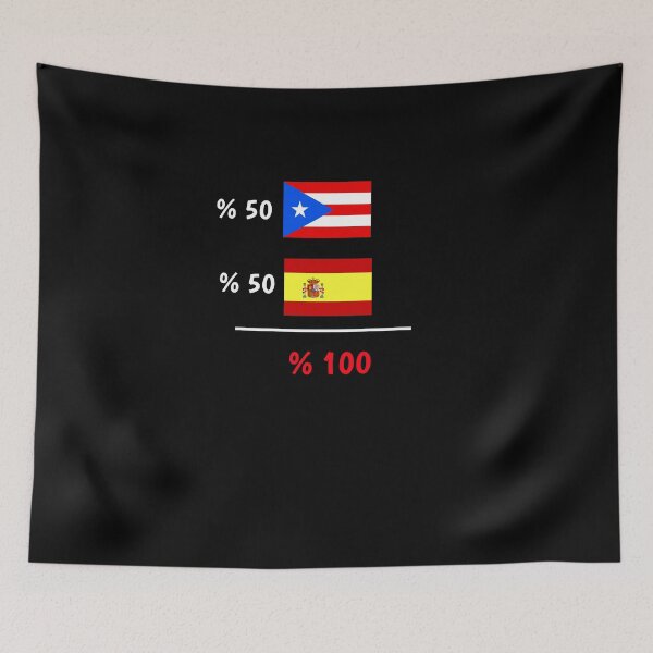 Item preview, Spaniard Plus Puerto Rican Flag Heritage designed and sold by SarahMohanad.