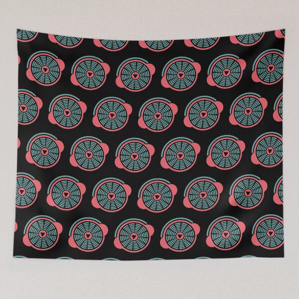 Item preview, Pattern Equalizer in a circle audio, music lover gift,  night club designed and sold by coffeeapparel.