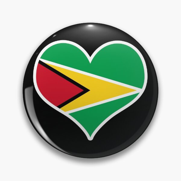 Item preview, Guyana Flag Heart designed and sold by PKHalford.