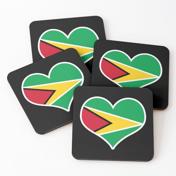 Item preview, Guyana Flag Heart designed and sold by PKHalford.