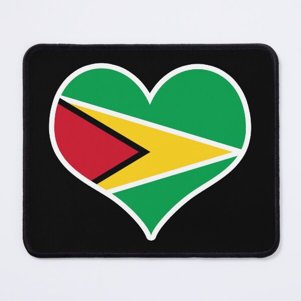Item preview, Guyana Flag Heart designed and sold by PKHalford.