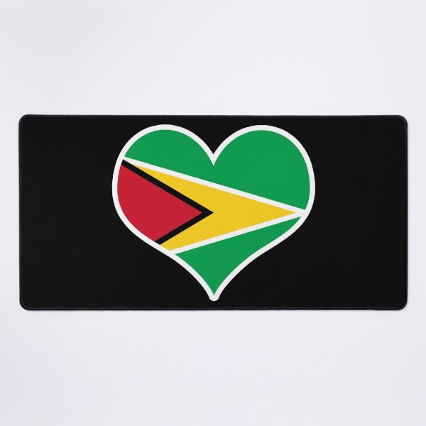 Item preview, Guyana Flag Heart designed and sold by PKHalford.