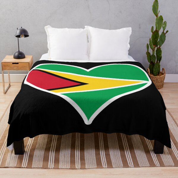 Item preview, Guyana Flag Heart designed and sold by PKHalford.
