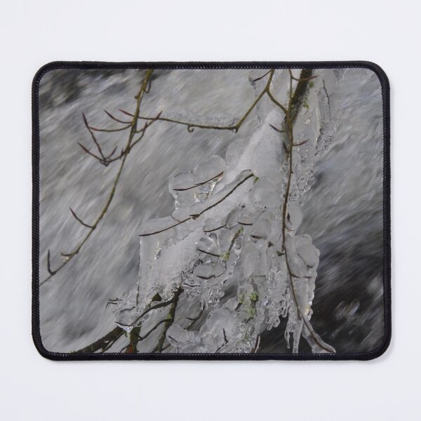 Item preview, Ice Encapsulated Branch Over The River Avon, UK designed and sold by lezvee.